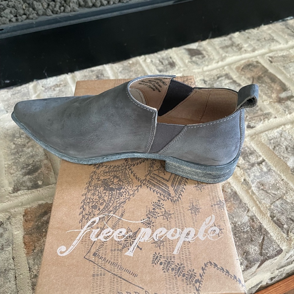 Free People Brixton Washed Black Shoeboot